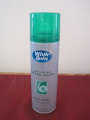 White Rain hairspray