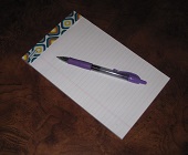Notepaper.make a list